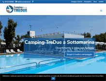 Tablet Screenshot of campingtredue.it